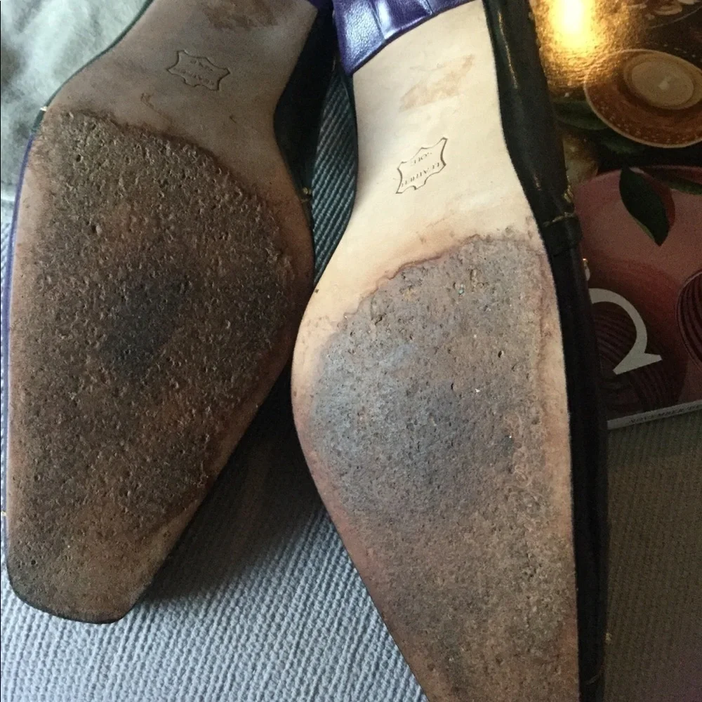 MARGARET Jerrold Vintage 1980s Leather Shoes - Picture 7 of 7